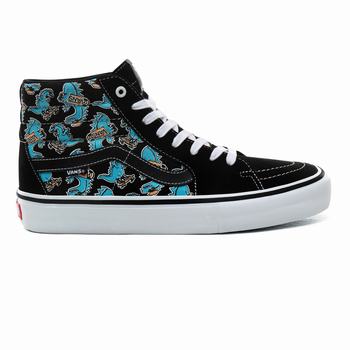 Damske Kotnikove Tenisky Vans Vanosaur Sk8-Hi Pro Čierne VA51DKTVL